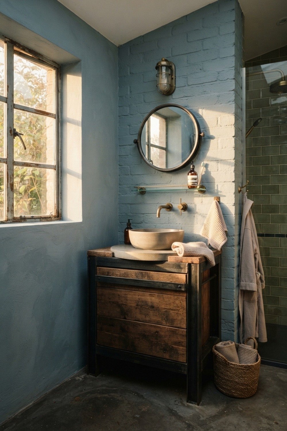 16. Olive and moss tones