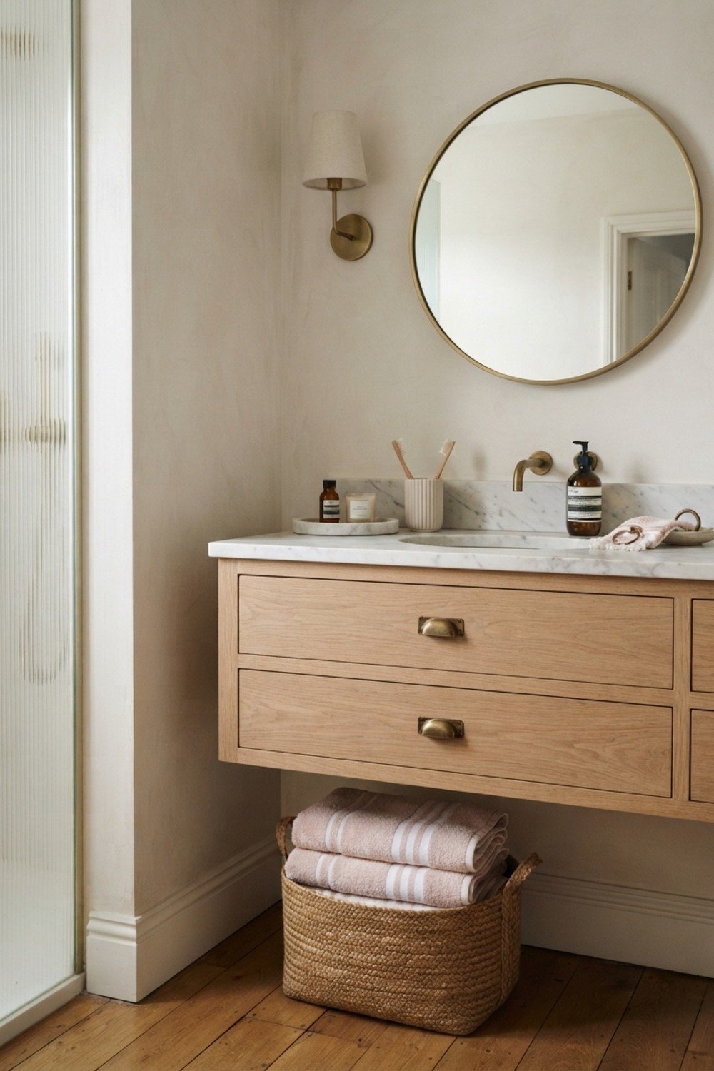20. Limewash in a warm white