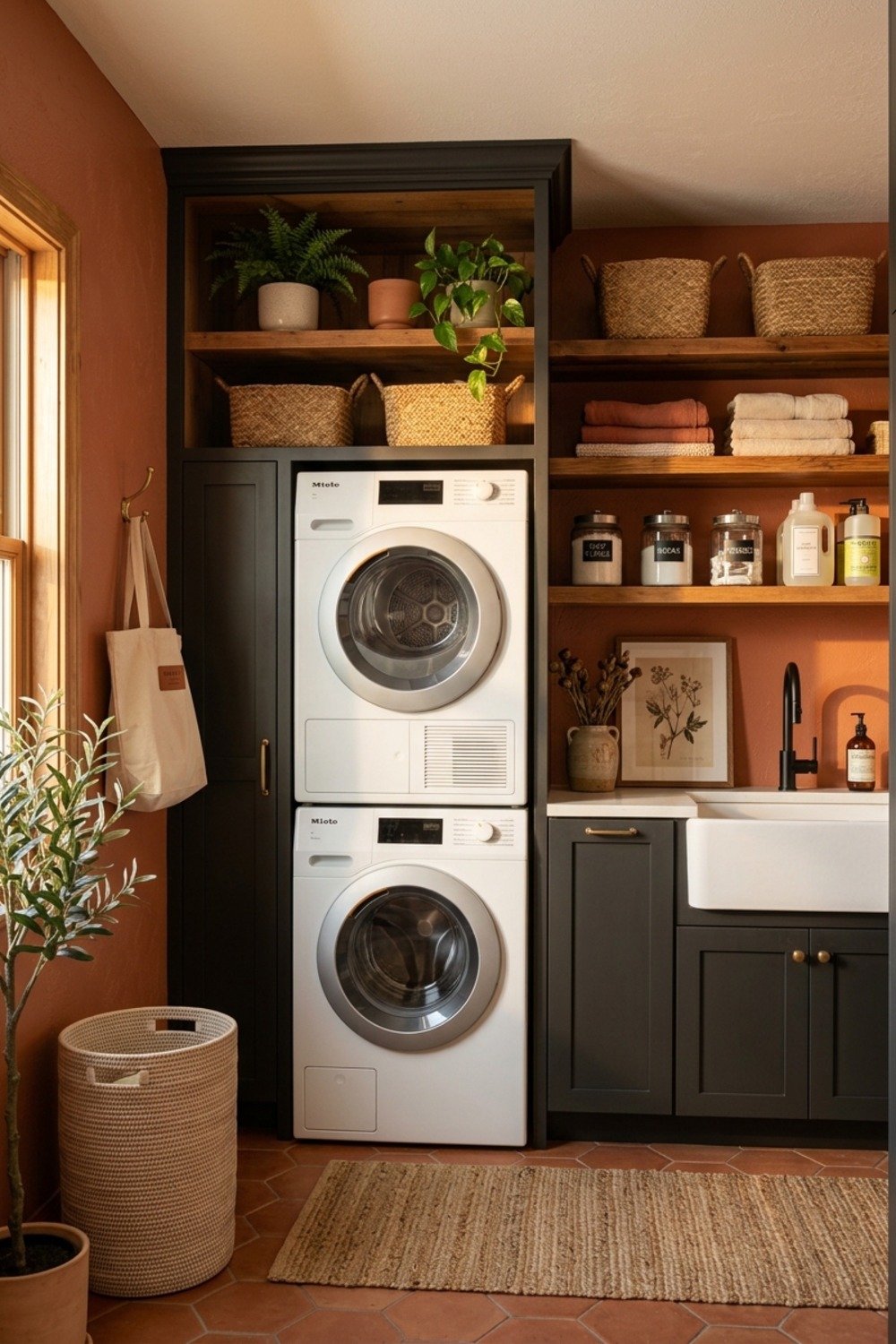5. Iron Ore behind open shelving