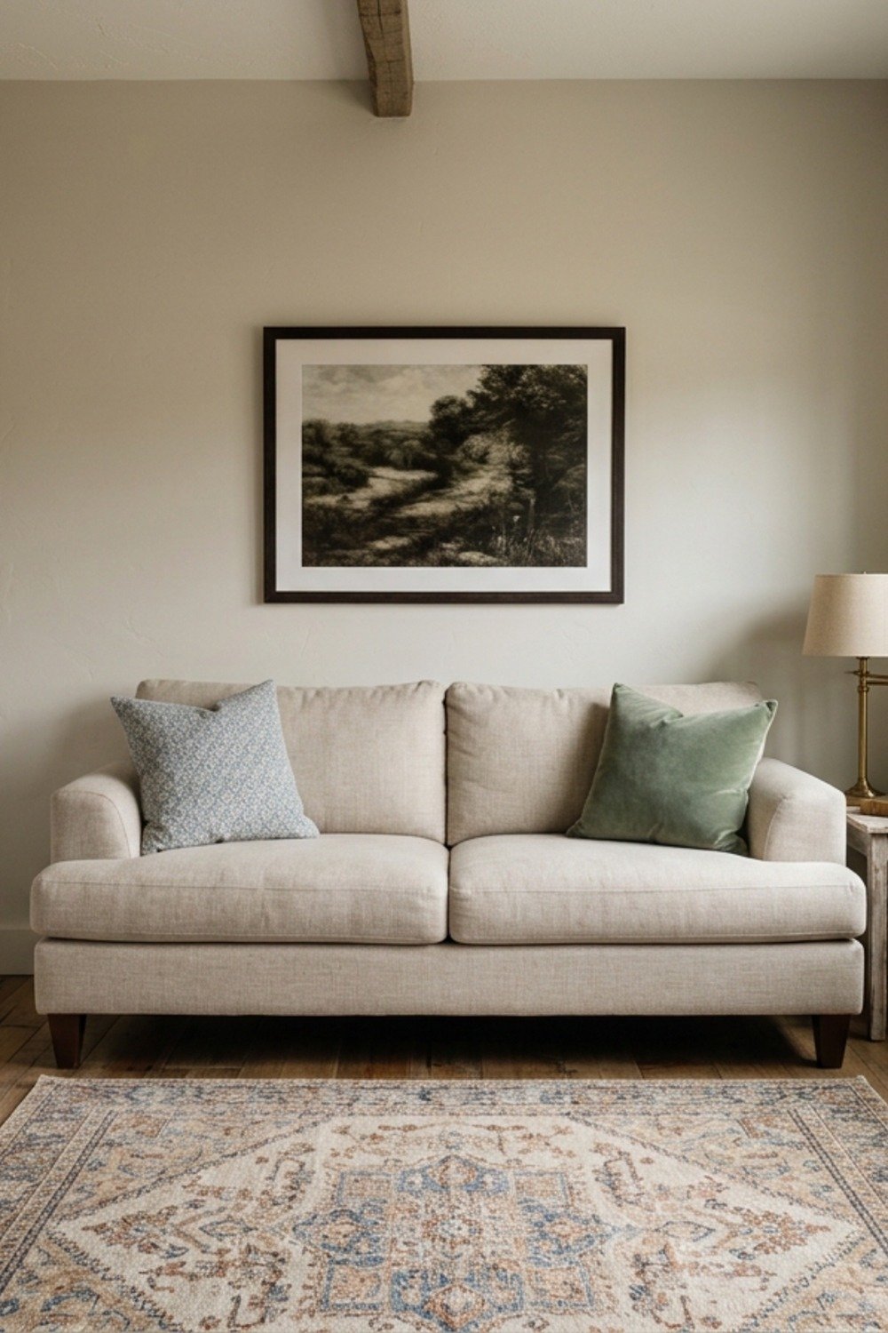 18. A pale, warm neutral on every wall