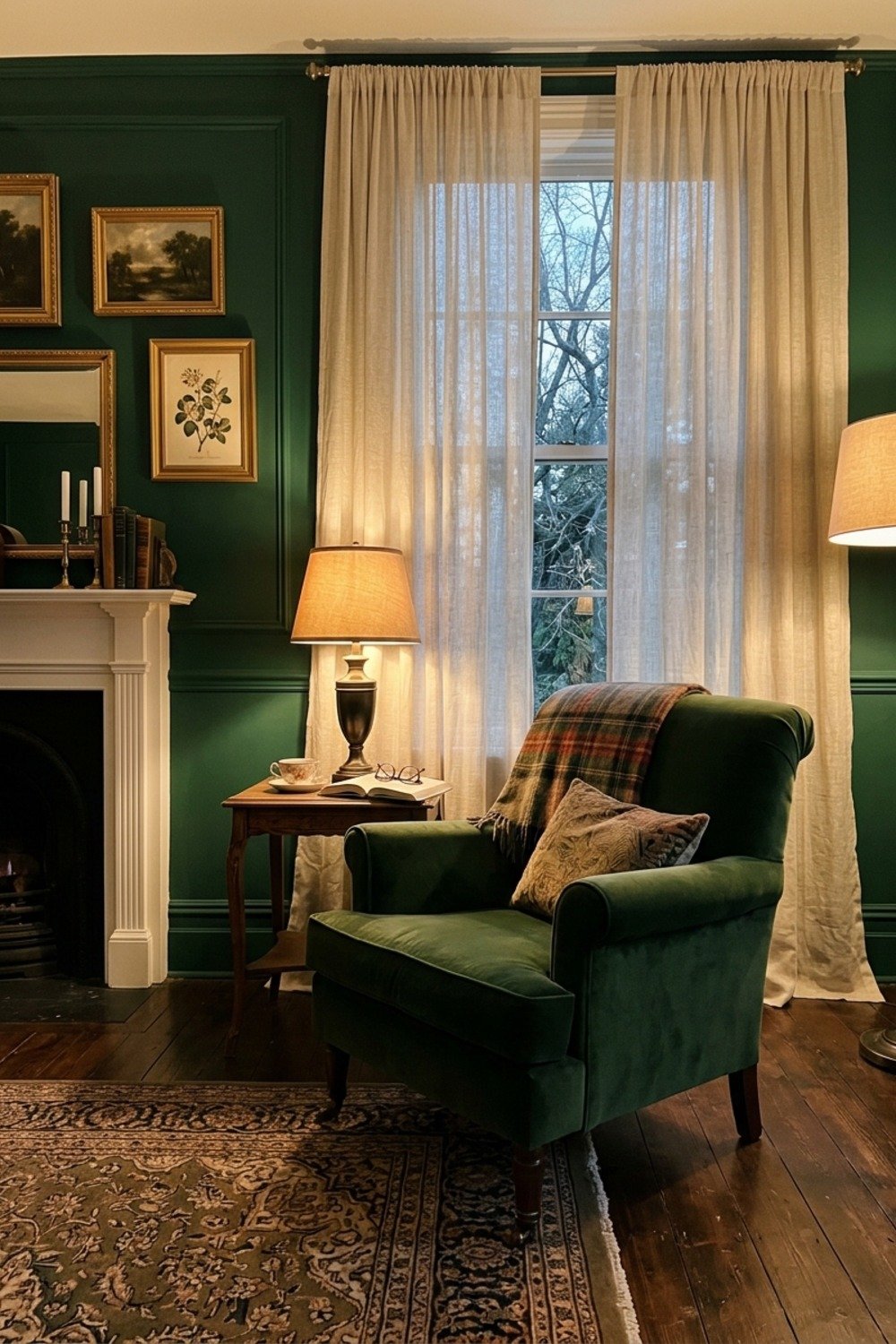 25. Sheer linen panels for daylight