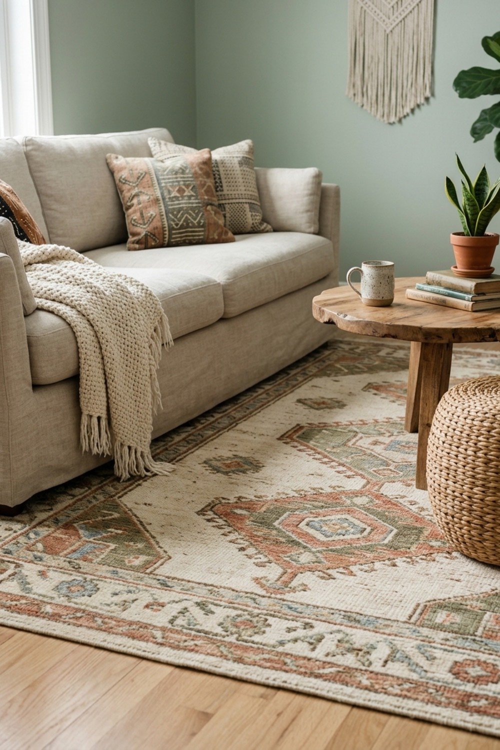 7. A rug that's 5 by 8 or bigger