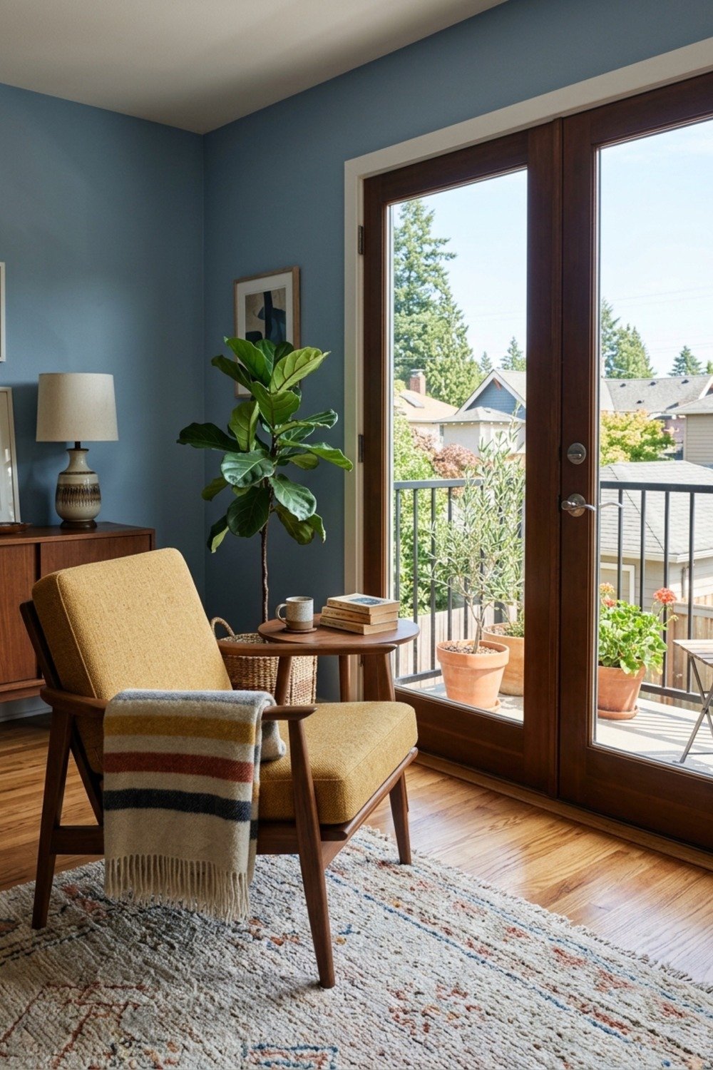 19. Seating angled toward the view