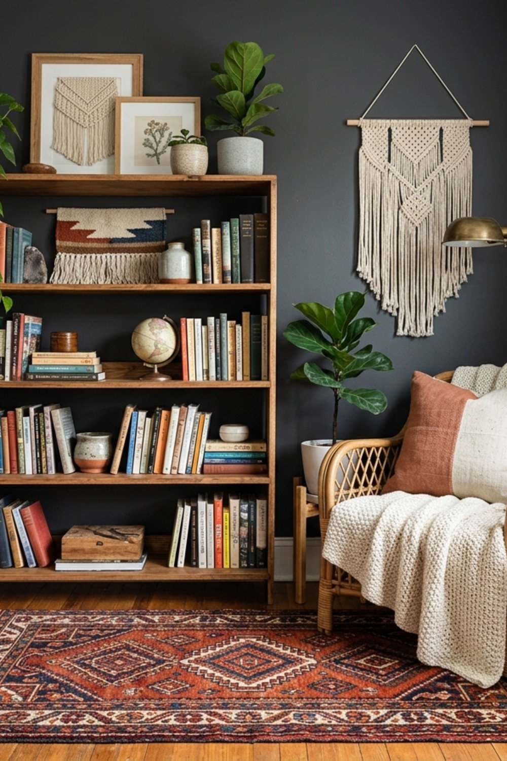 11. Define the nook with a rug