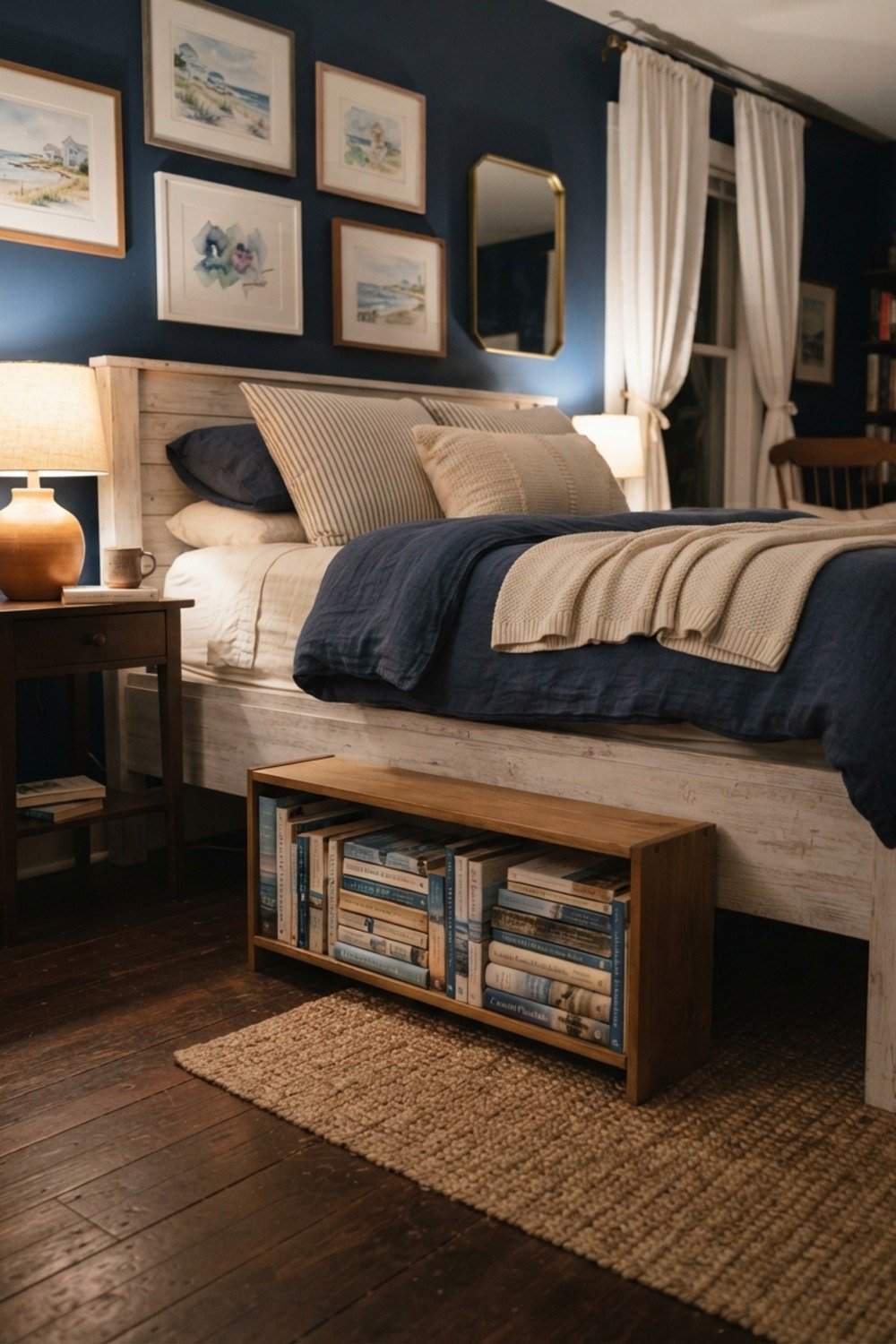 23. Slide books under the bed