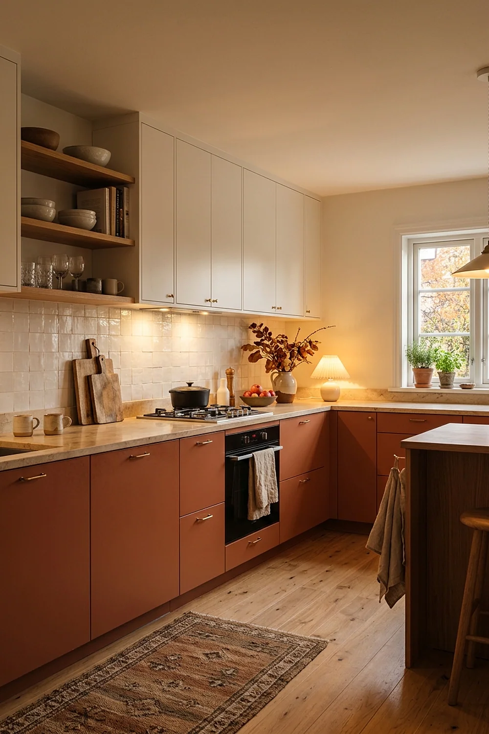 Autumn kitchen decorating