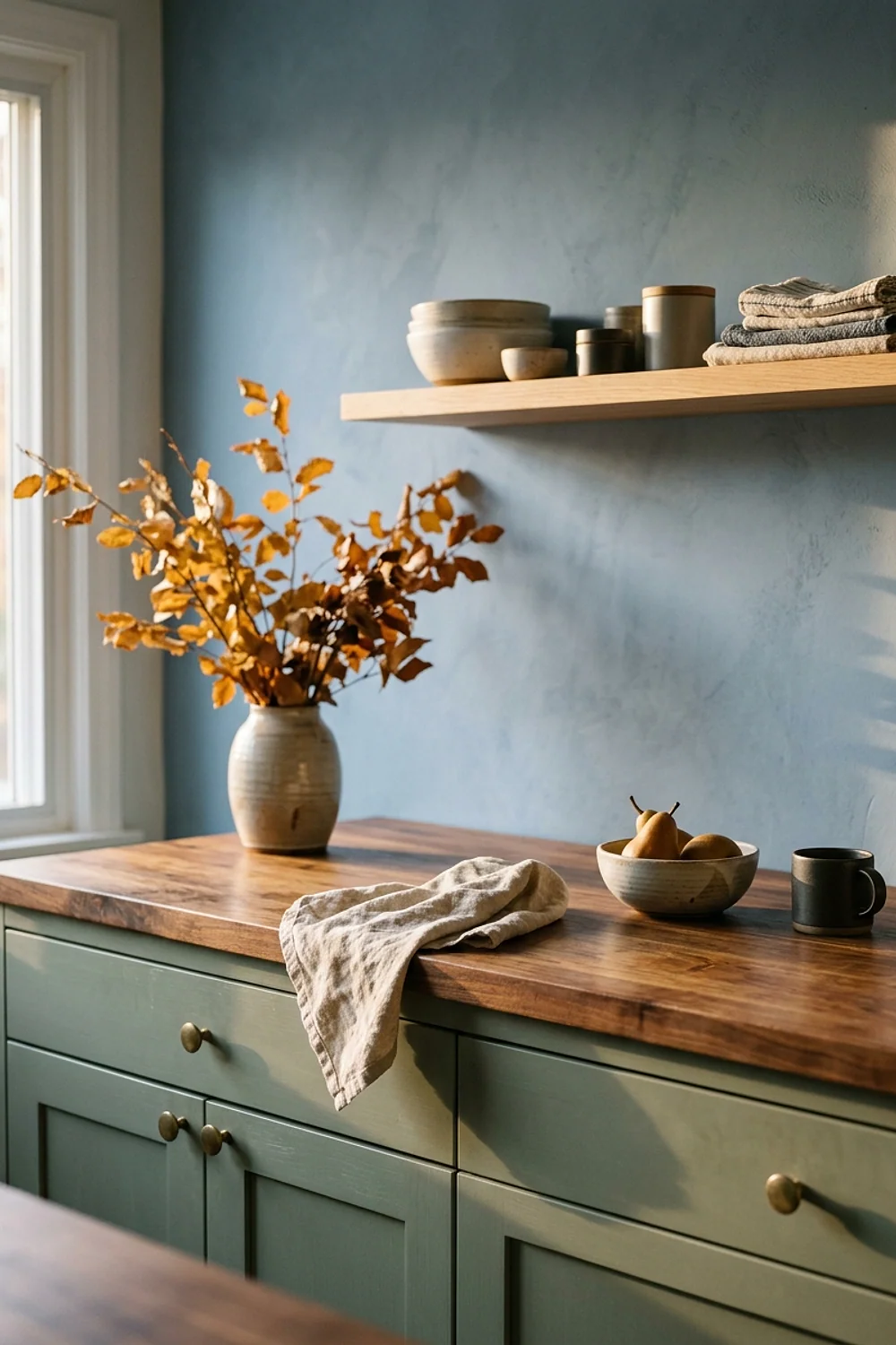 Walnut butcher block
