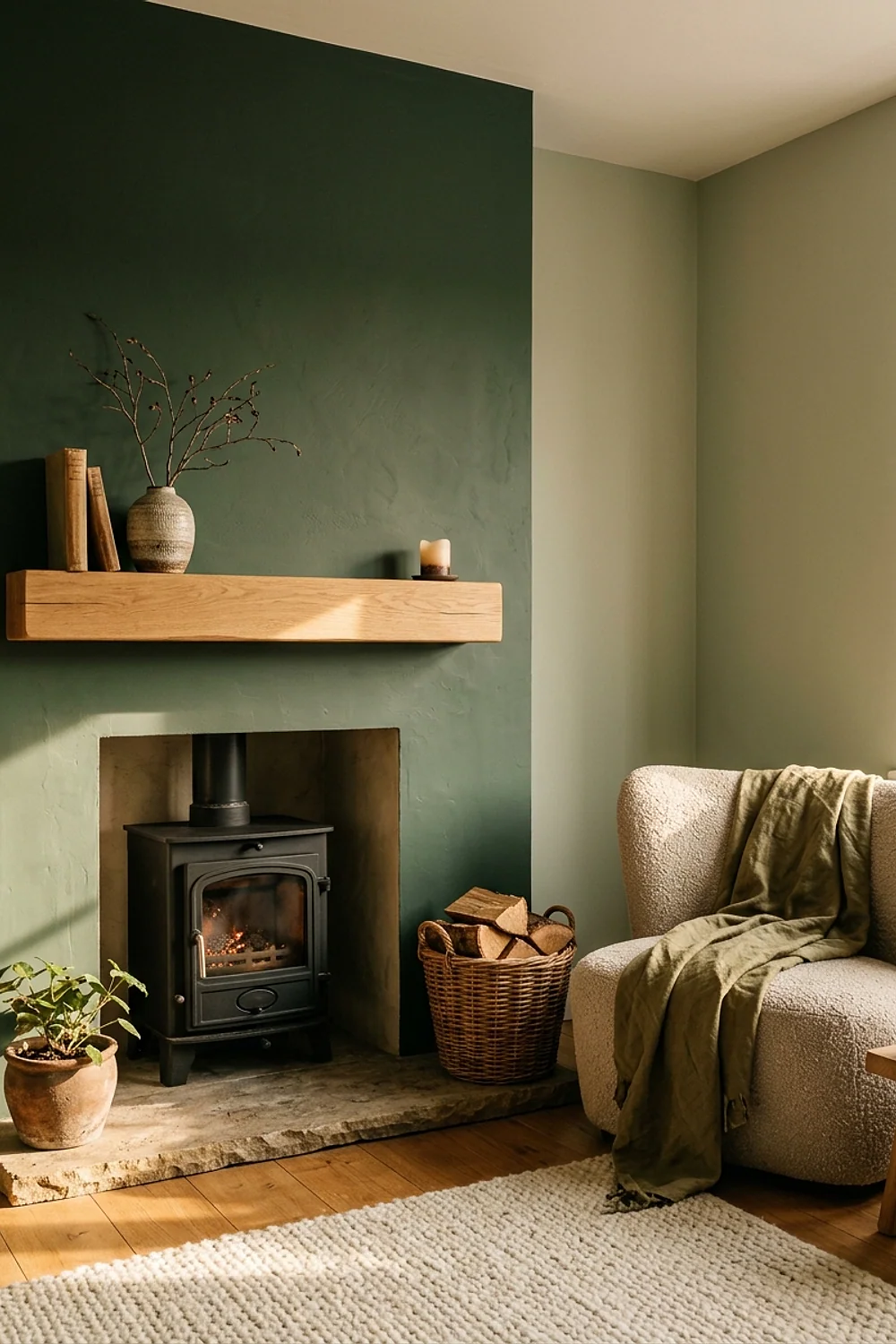 Deep forest green