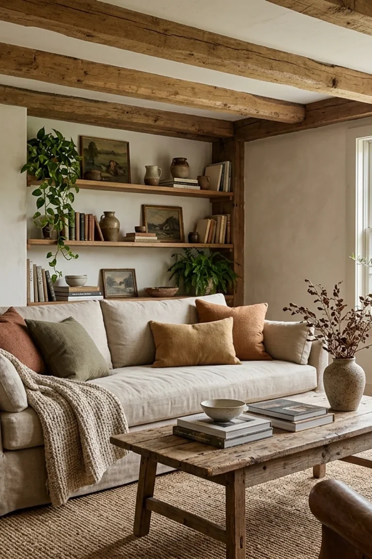 Earth Tone Living Room