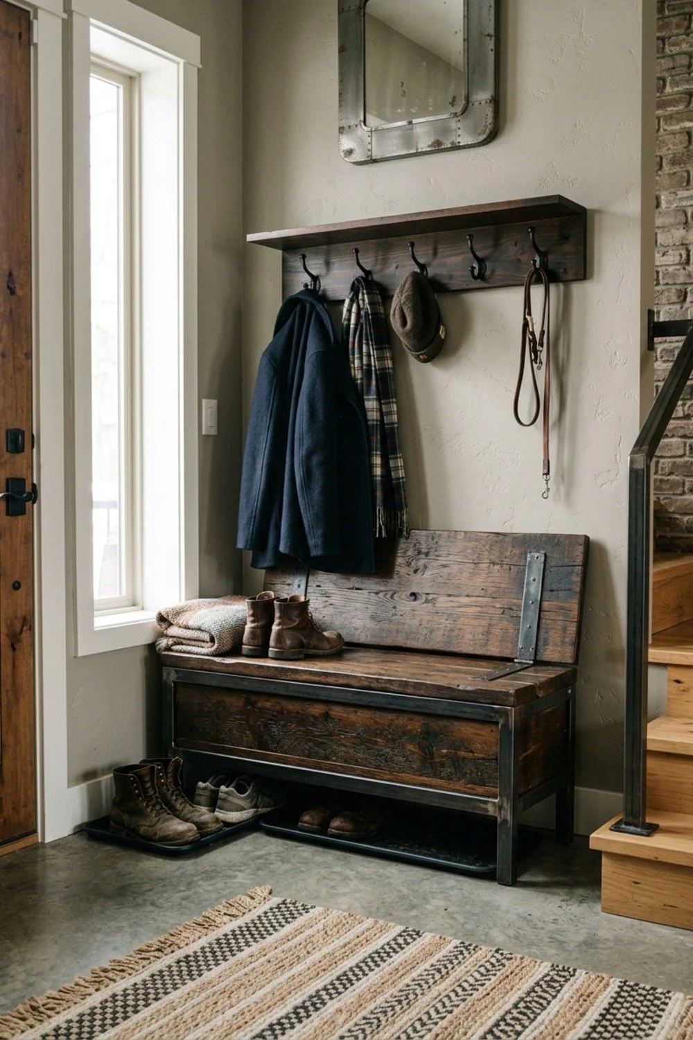 Lift-lid bench