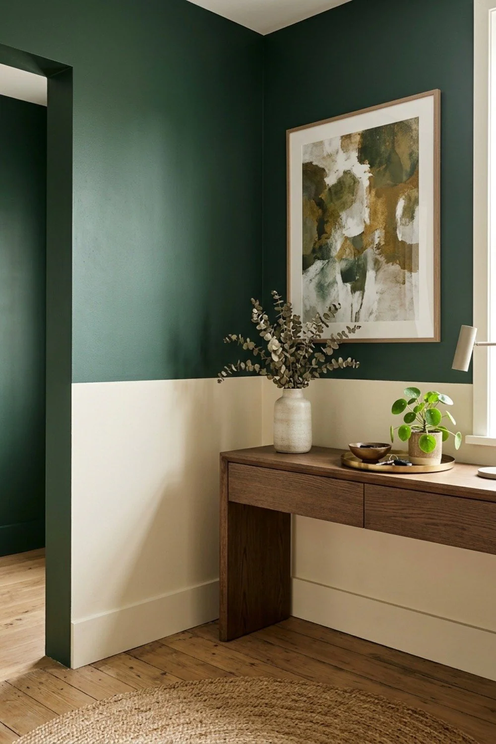 Two-tone walls split