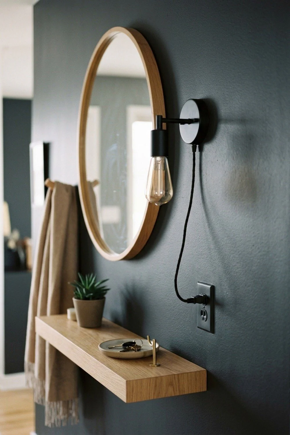 Plug-in sconce