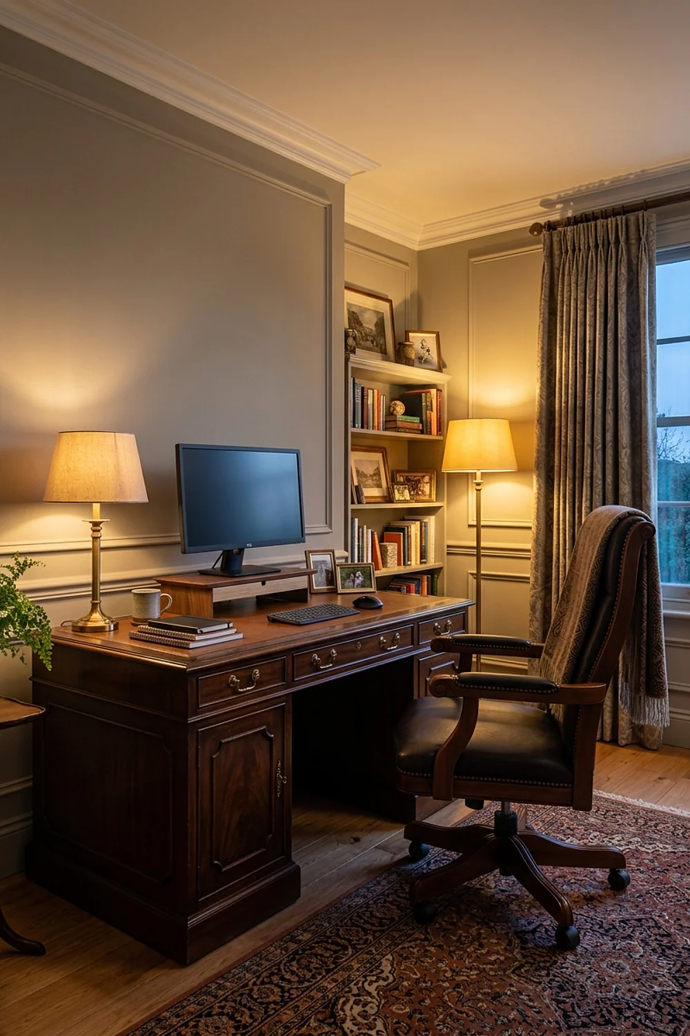 Ergonomic home office setup