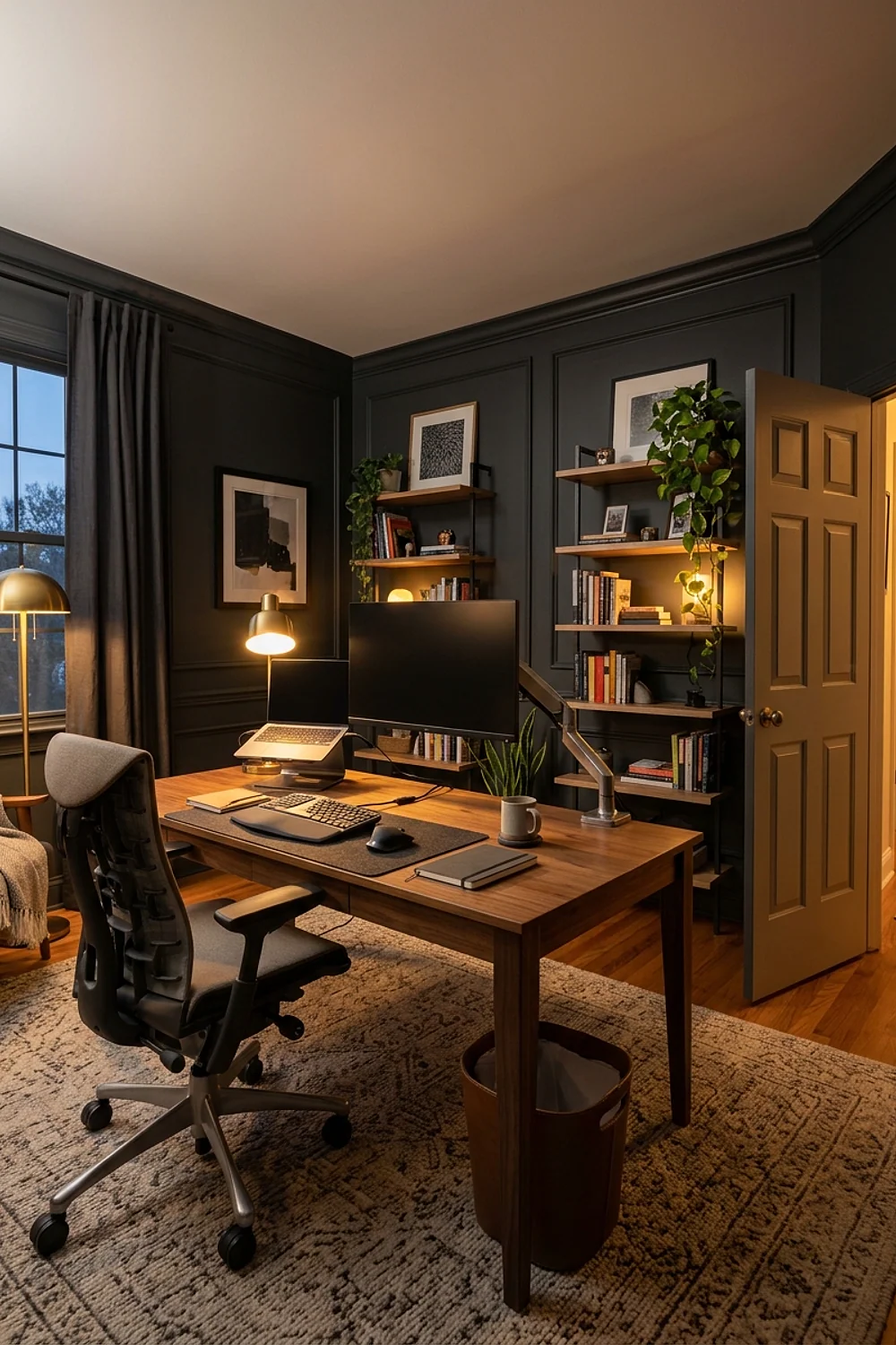 Ergonomic home office setup