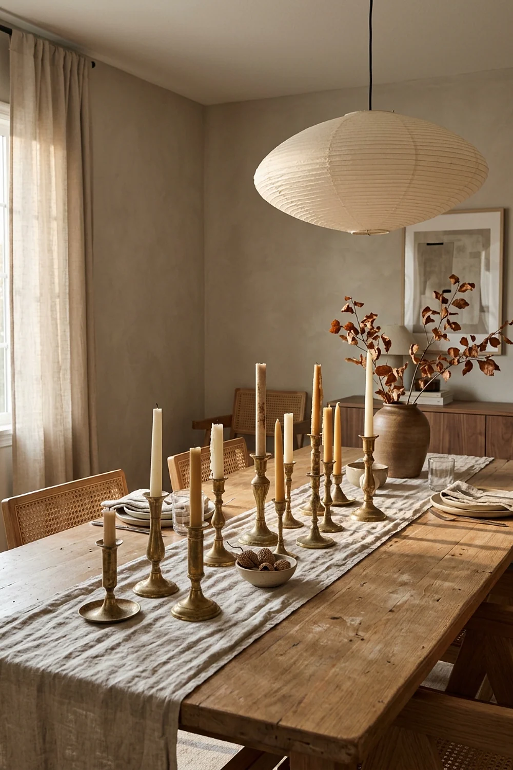 Thrifted brass candlesticks