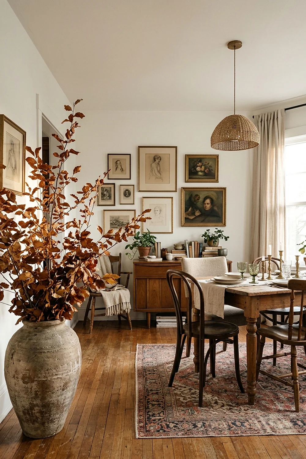 Foraged branches