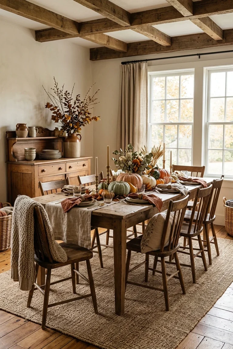Fall Dining Room Decor