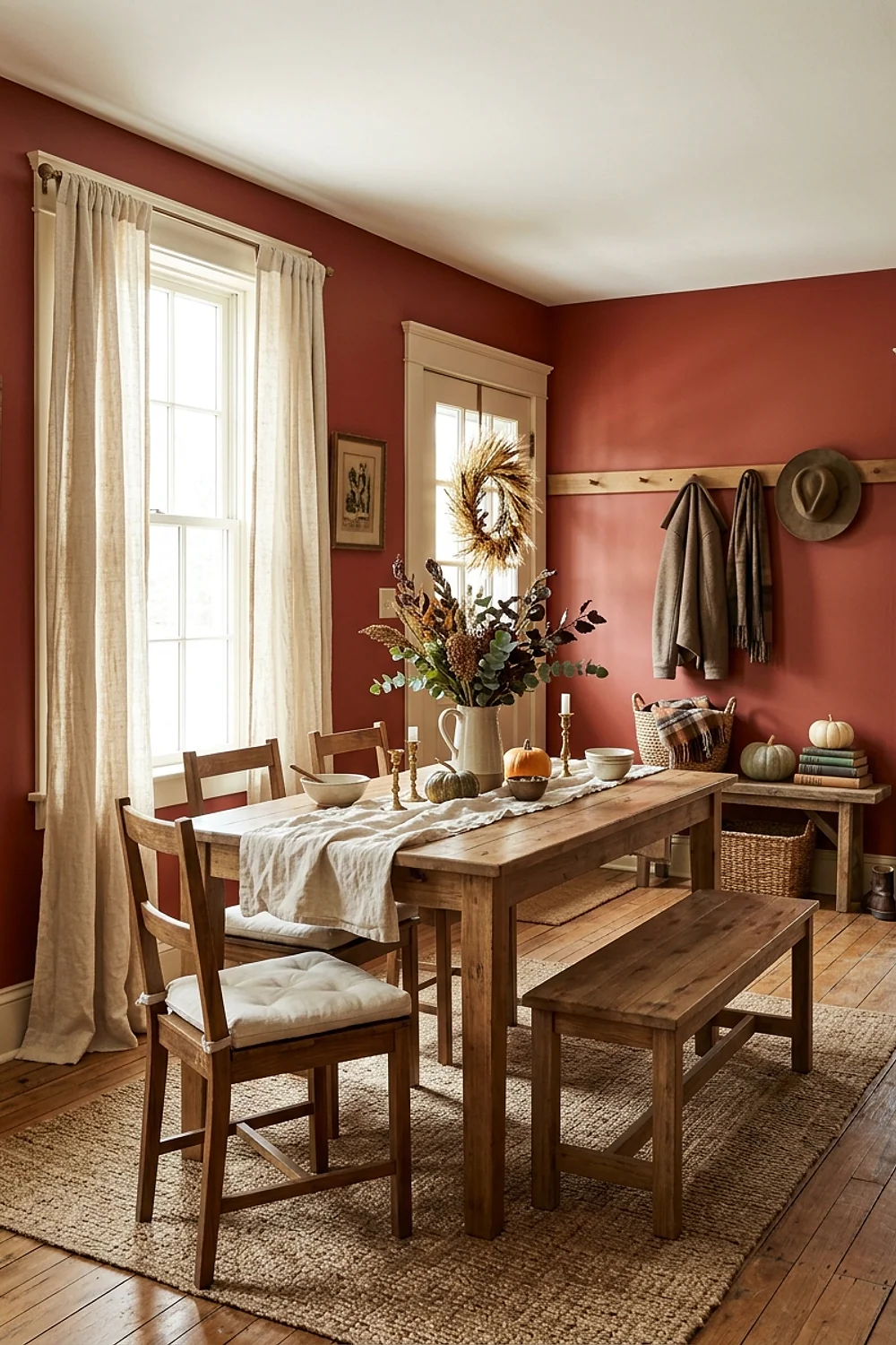 Eating Room Red walls