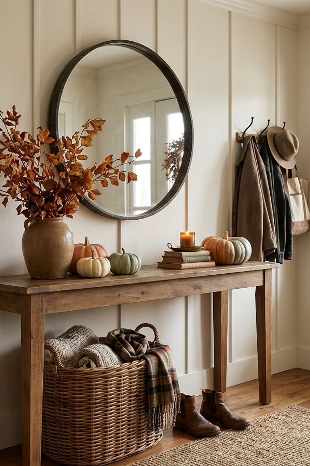 Fall Entryway Styling