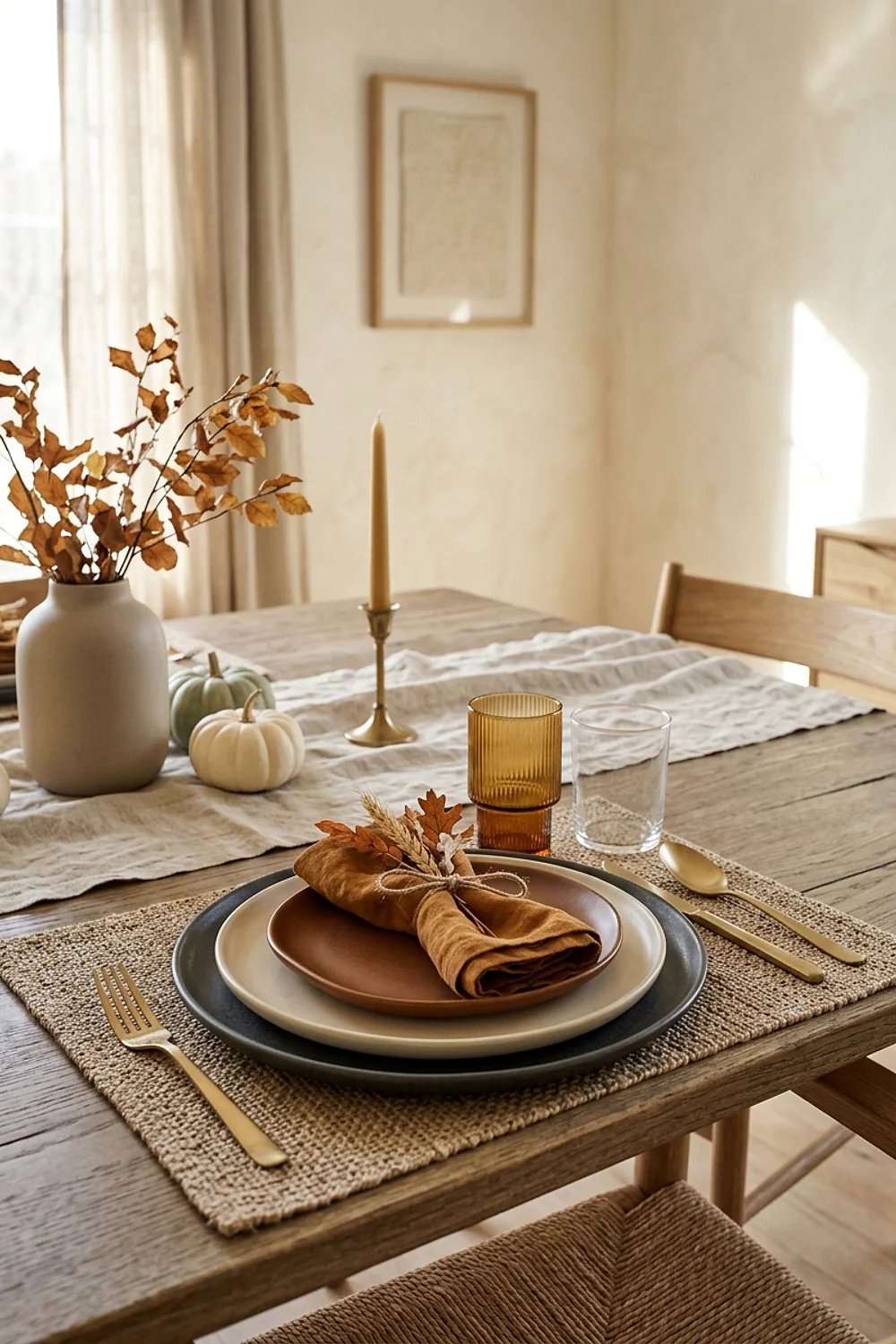 Three-layer place setting