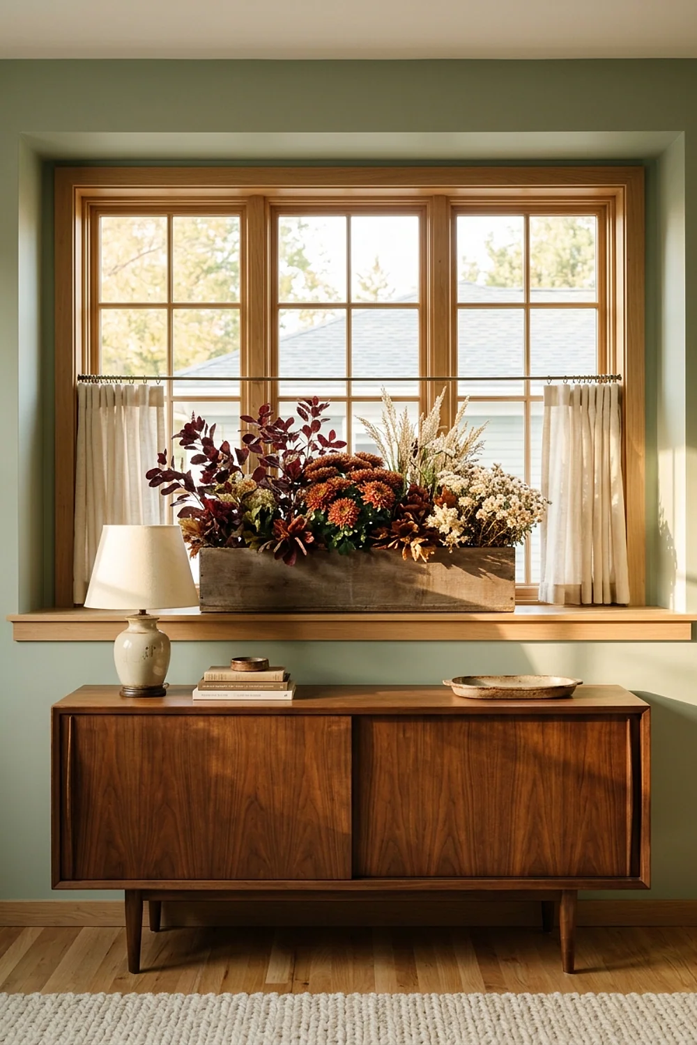 Fall window box ideas