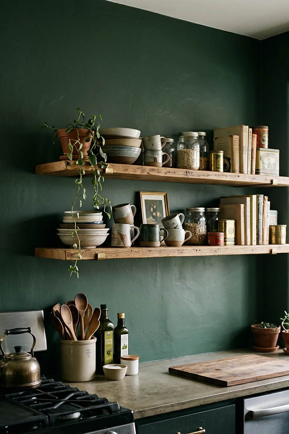 Two shelves