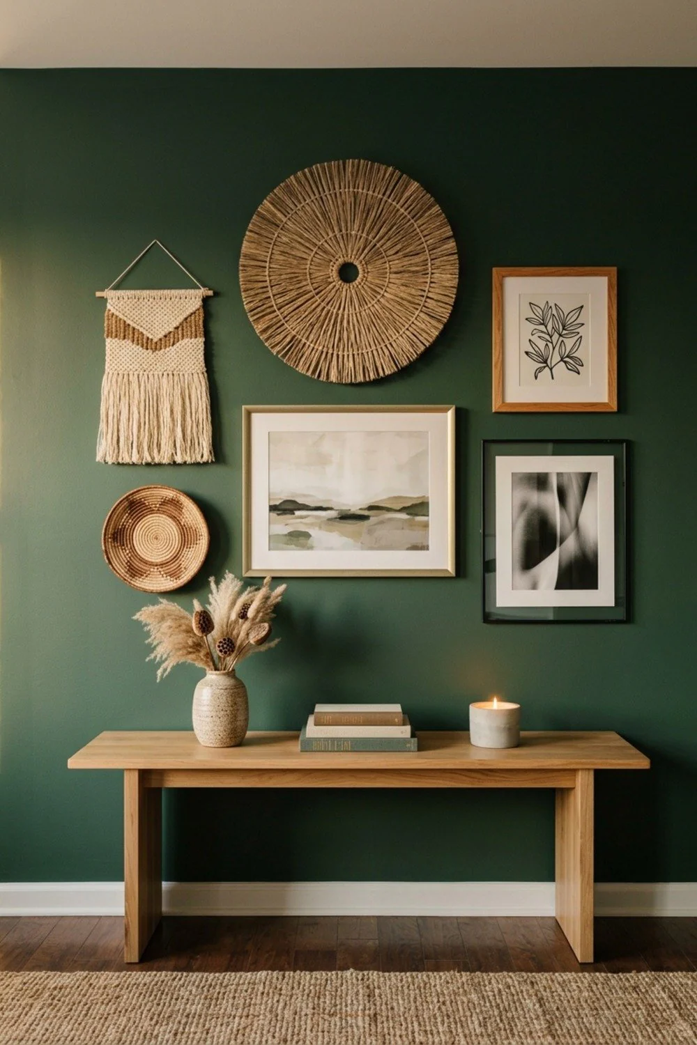 Woven pieces mixed