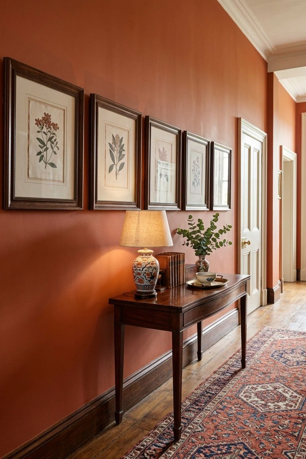Hallway runner of identical frames