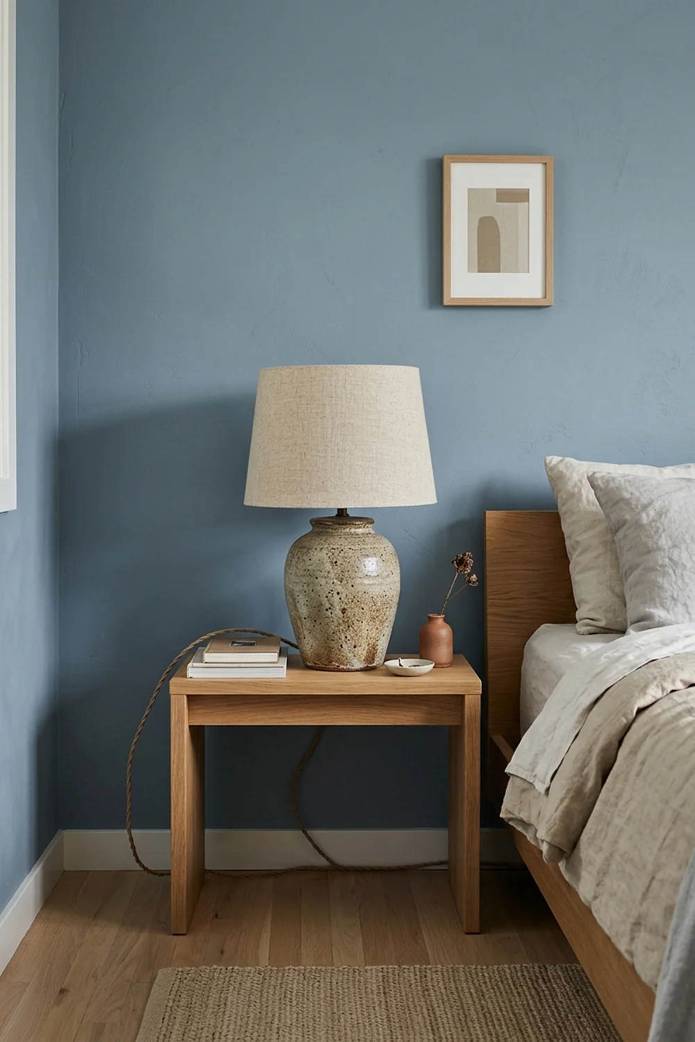 Thrifted ceramic lamp