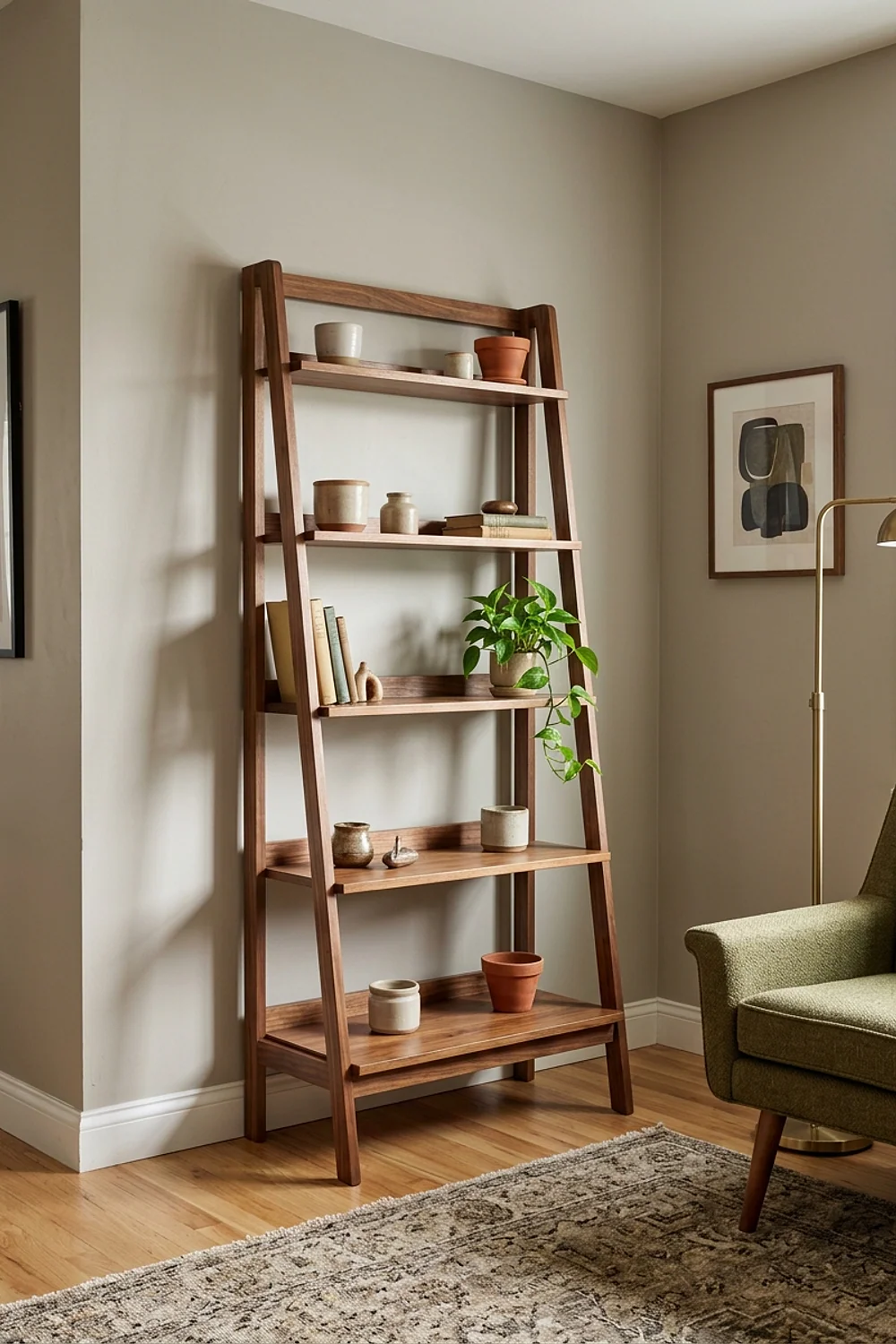 72-inch ladder shelf
