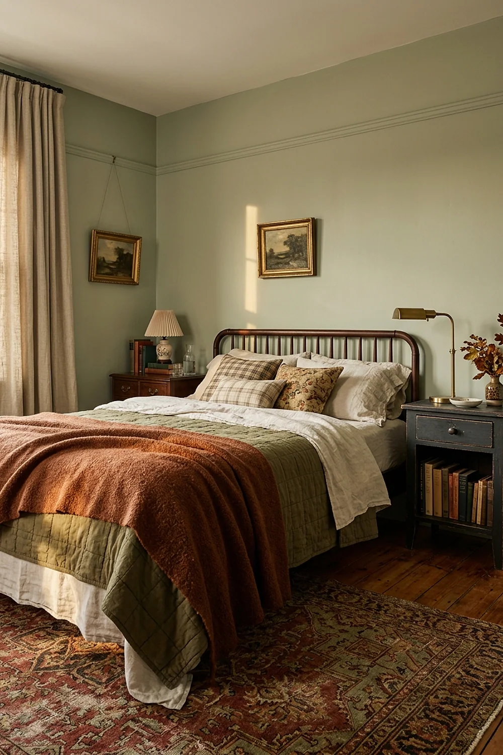 Mismatched nightstands