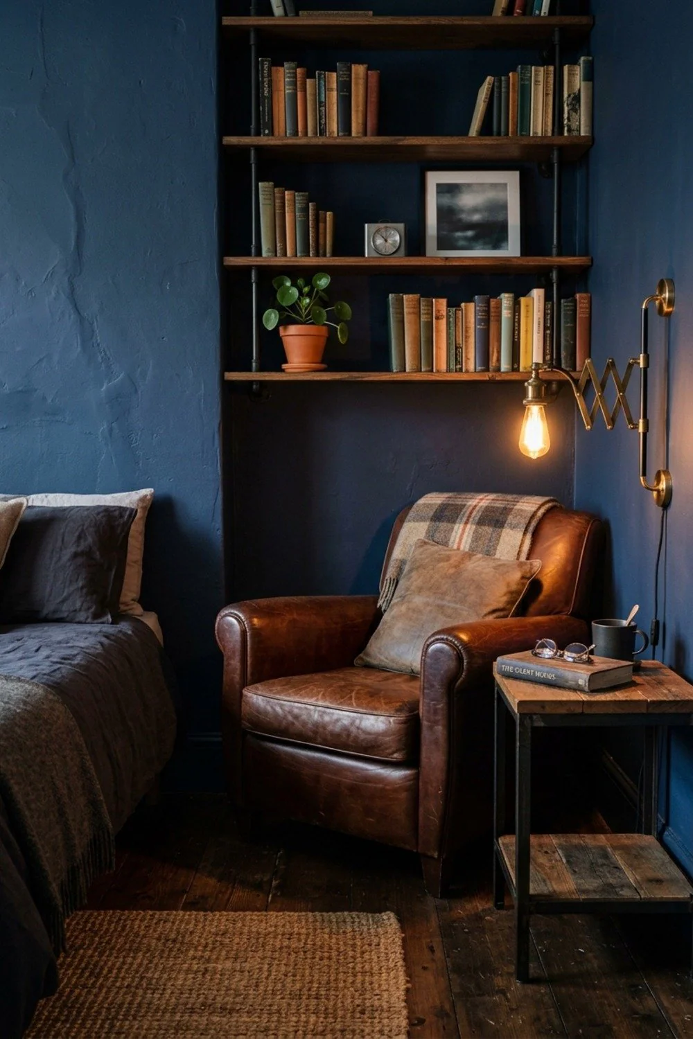 Headboard-side nook