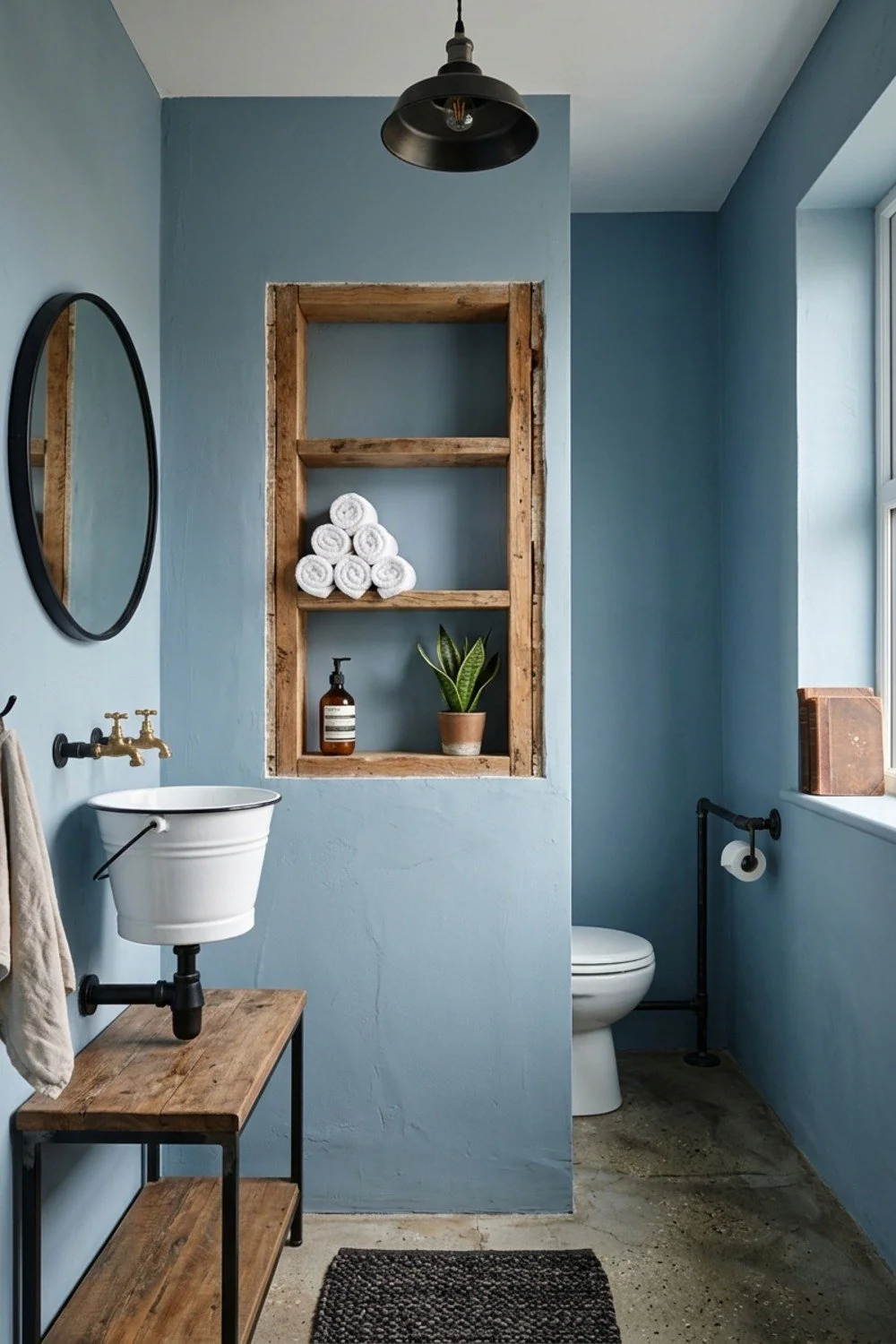 Cut a recessed niche between two