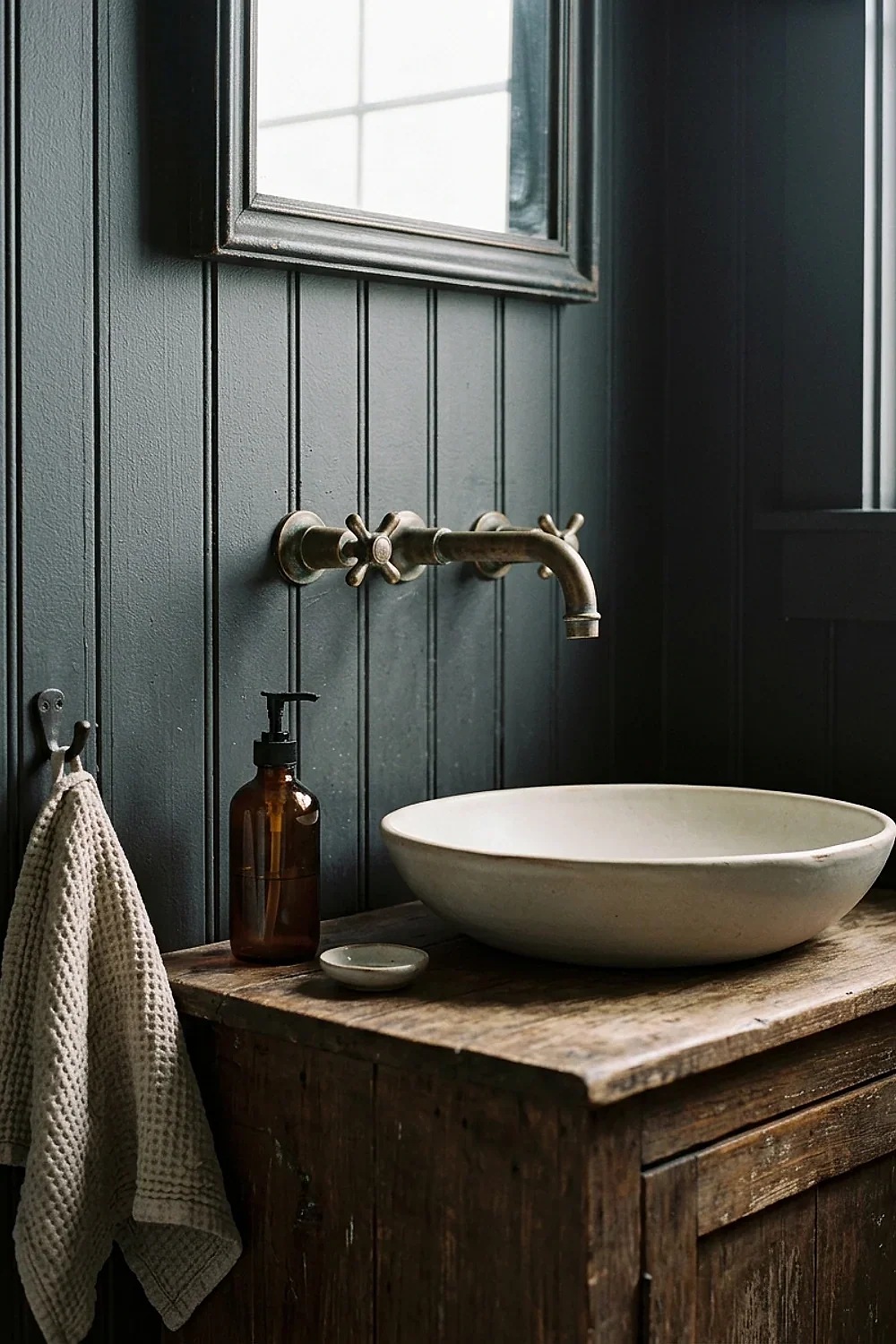 Mount a wall faucet