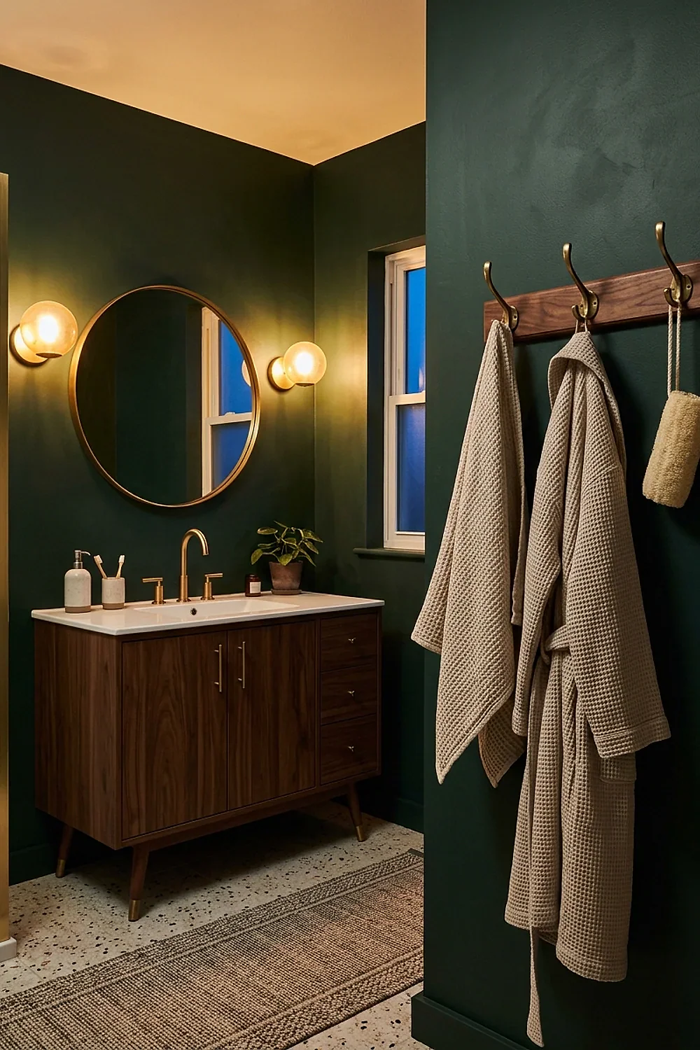 Replace the 24-inch towel bar
