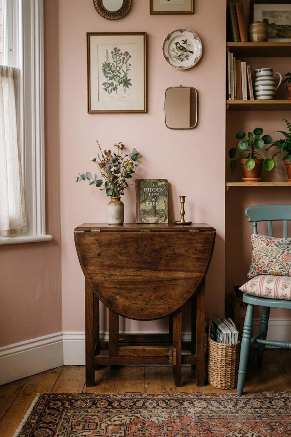 Gateleg or drop-leaf table