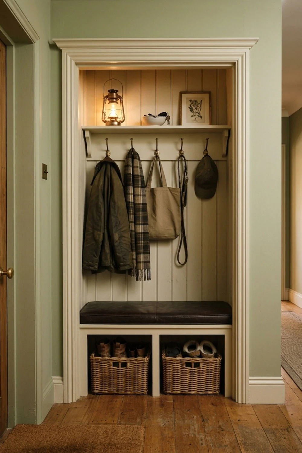 Shallow closet turned open