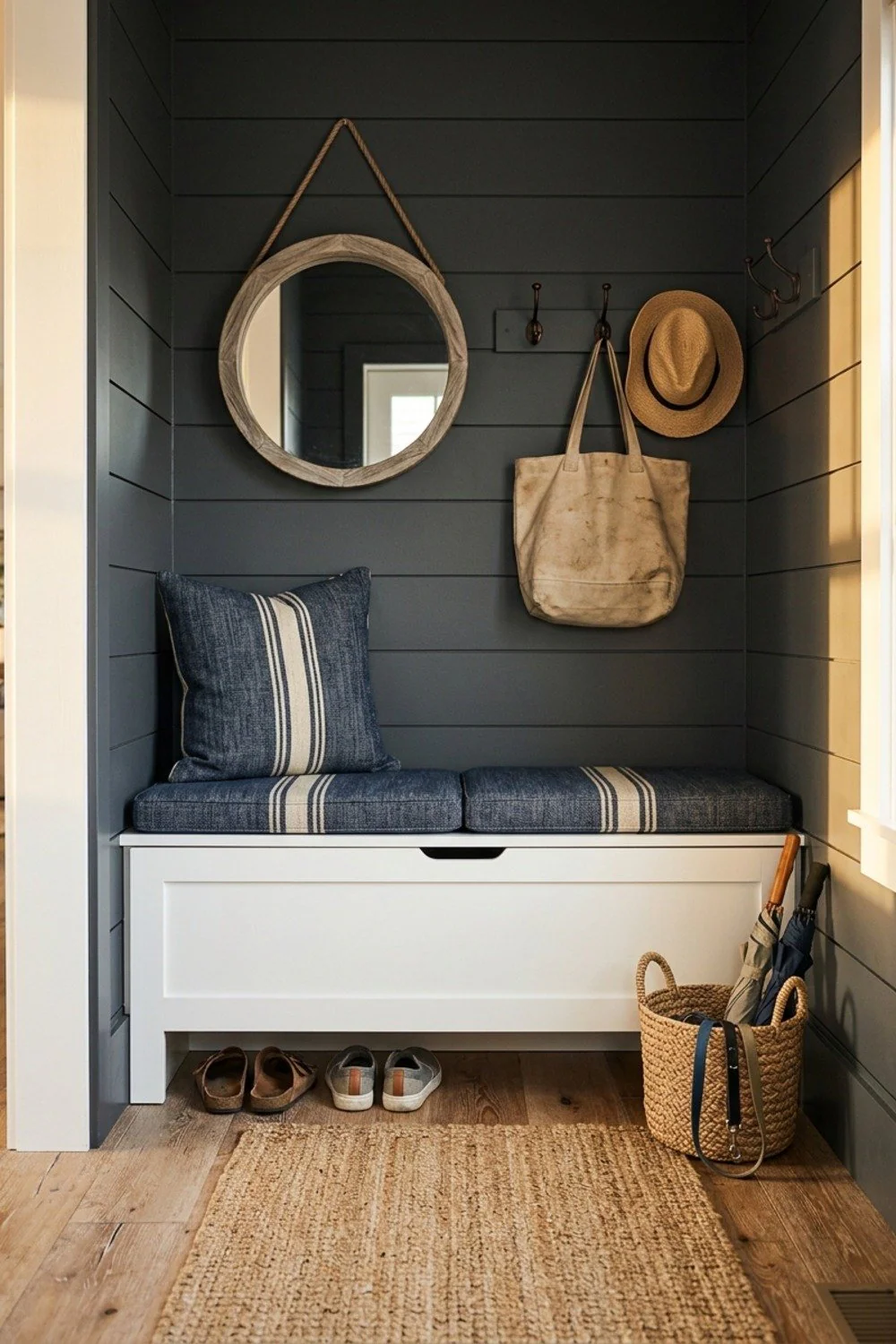 14-inch-deep bench