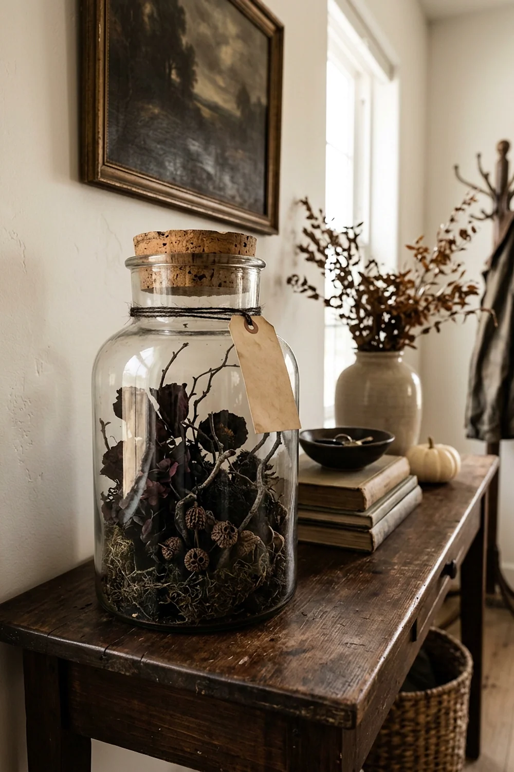 Spooky chic Halloween decor