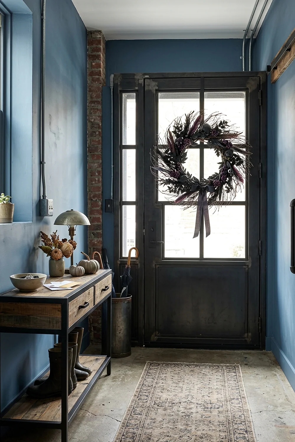 Front door wreath built