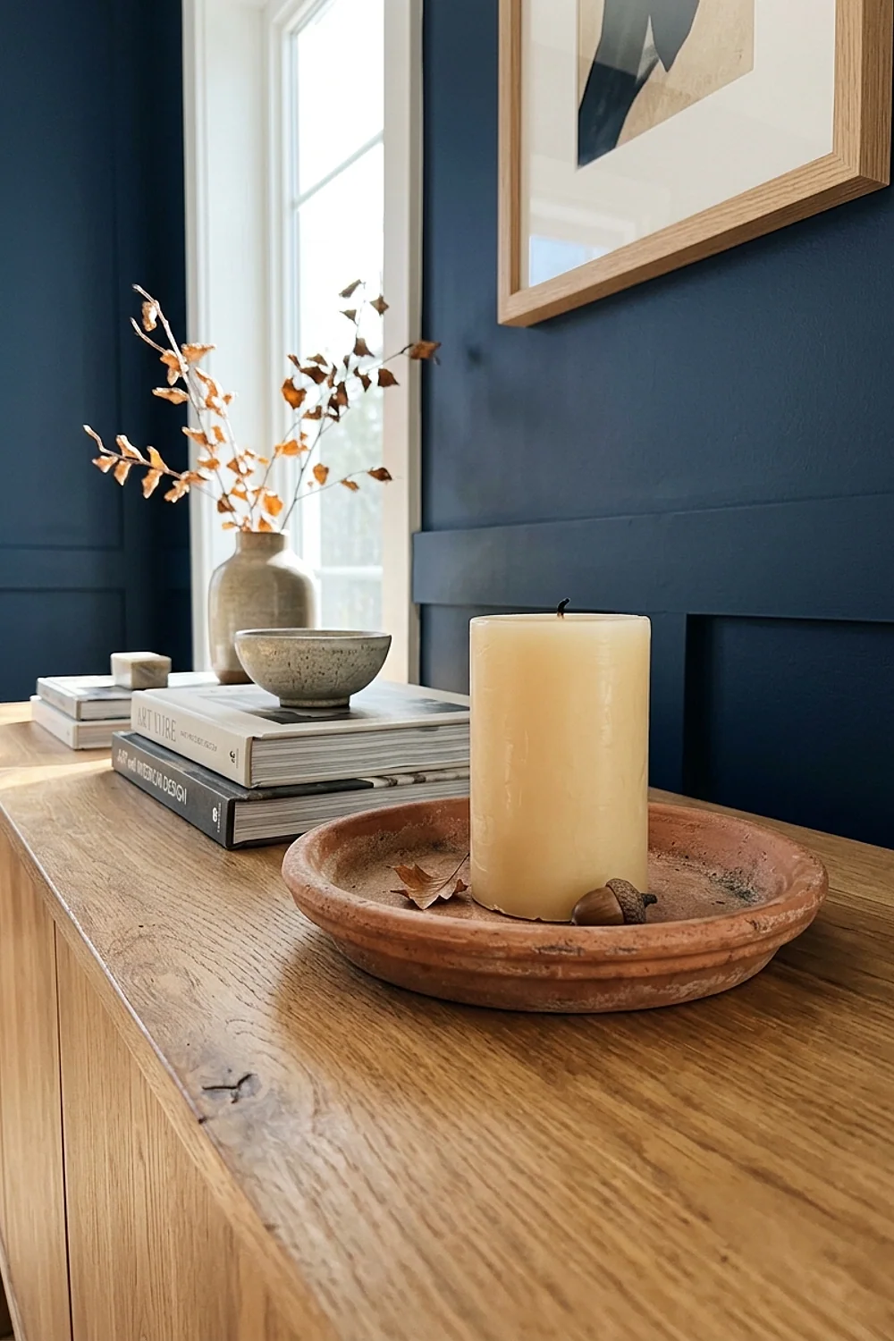 Saucer turned candle riser
