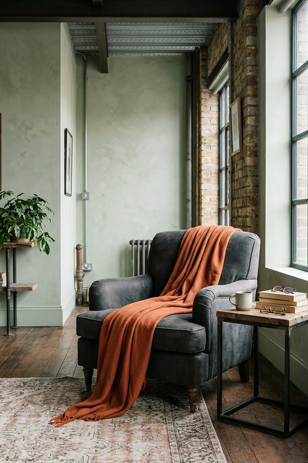 Matching-orange room